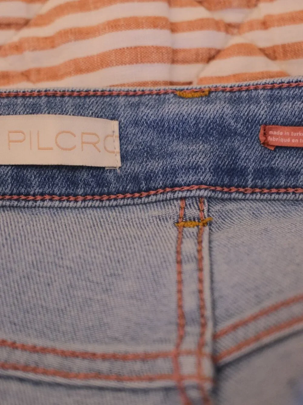 Anthropologie Pilcro Button Fly Bootcut Jeans Light Wash Size 27 - Picture 2 of 7